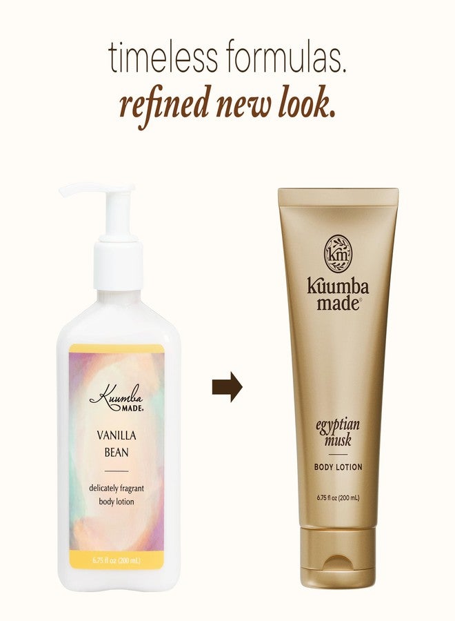 Kuumba Made Egyptian Musk Body Lotion, Hydrating Daily Moisturizer with Shea Butter & Botanical Oils, Vegan, 6.75 Oz - Image 2